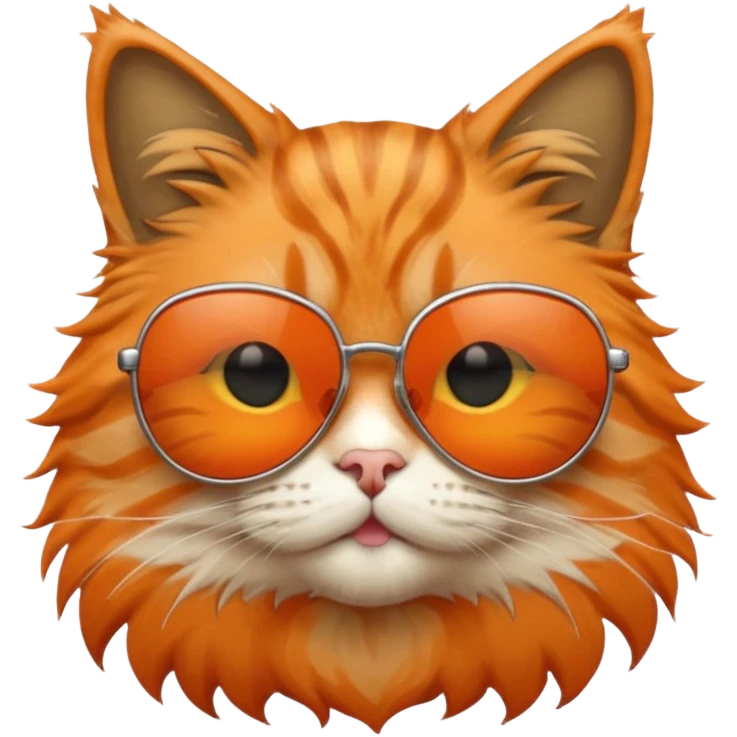 Cat wearing sunglasses emoji