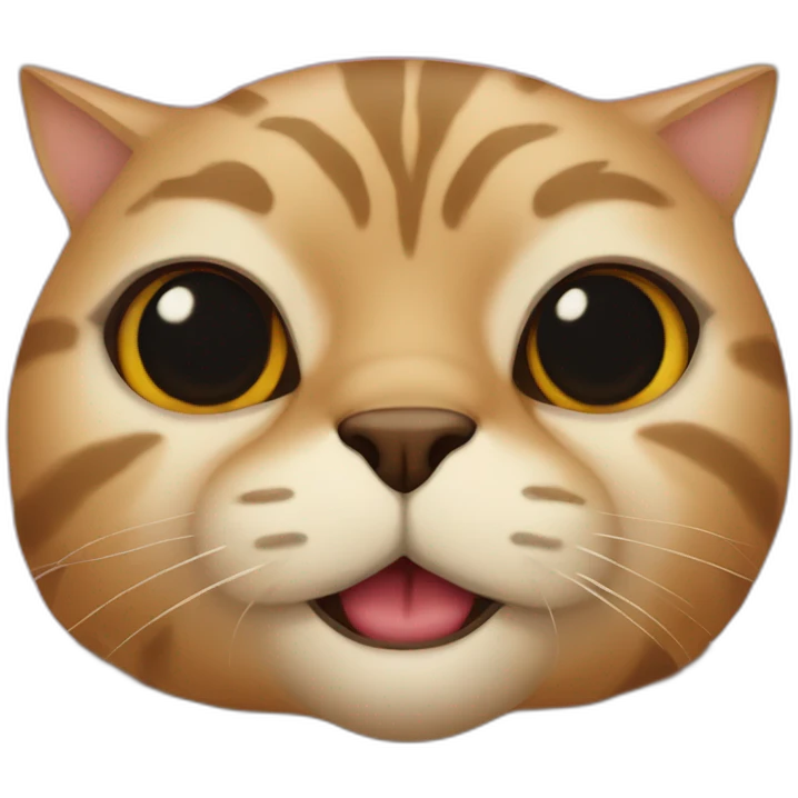 Gata con labios pintados emoji