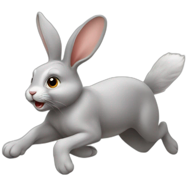rabbit running emoji