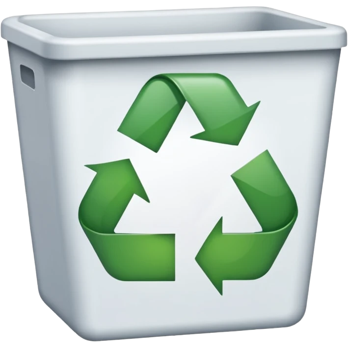 white recycle emoji