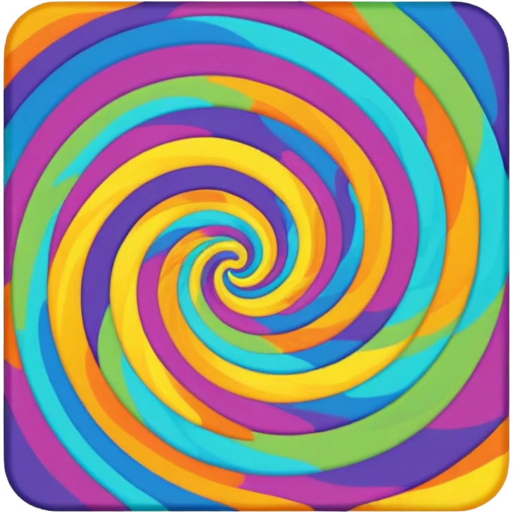 psychedelic wall carpet emoji