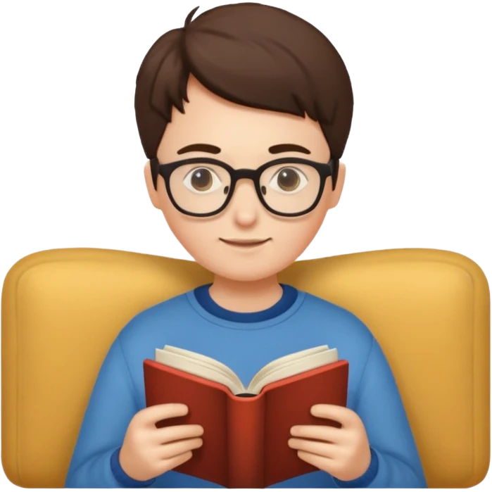 Book worm emoji