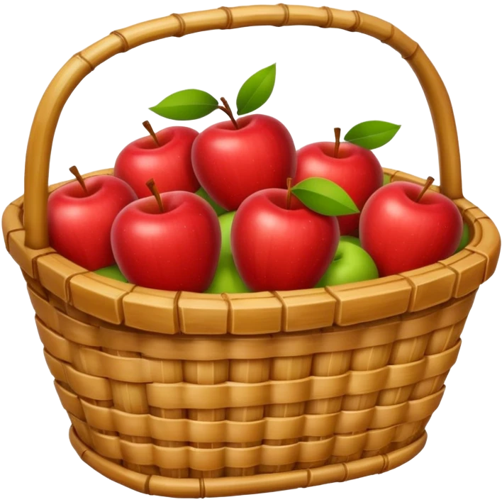  bamboo-basket apples emoji