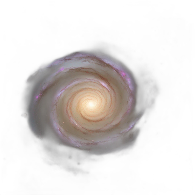 Space spiral galaxy emoji