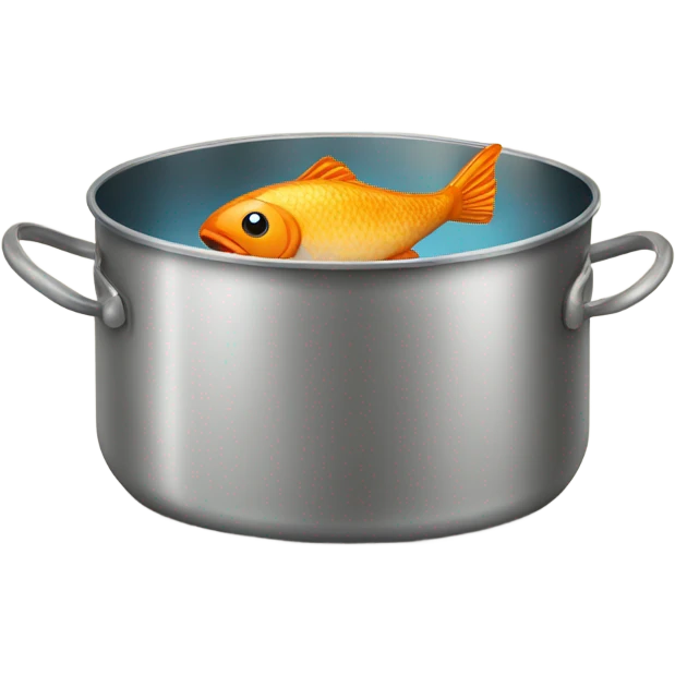 Fish in saucepan  emoji