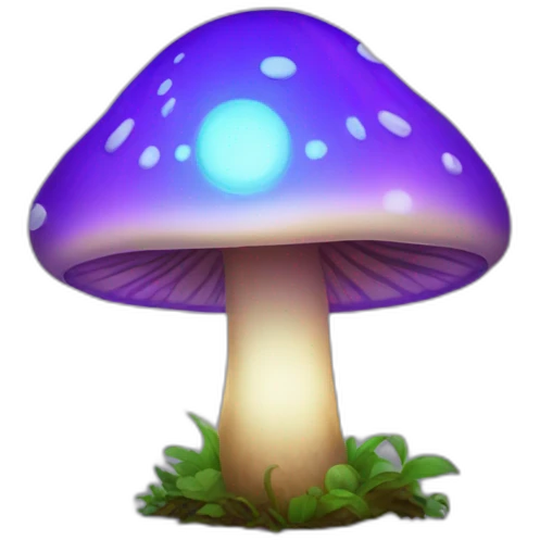 glowing mushroom emoji