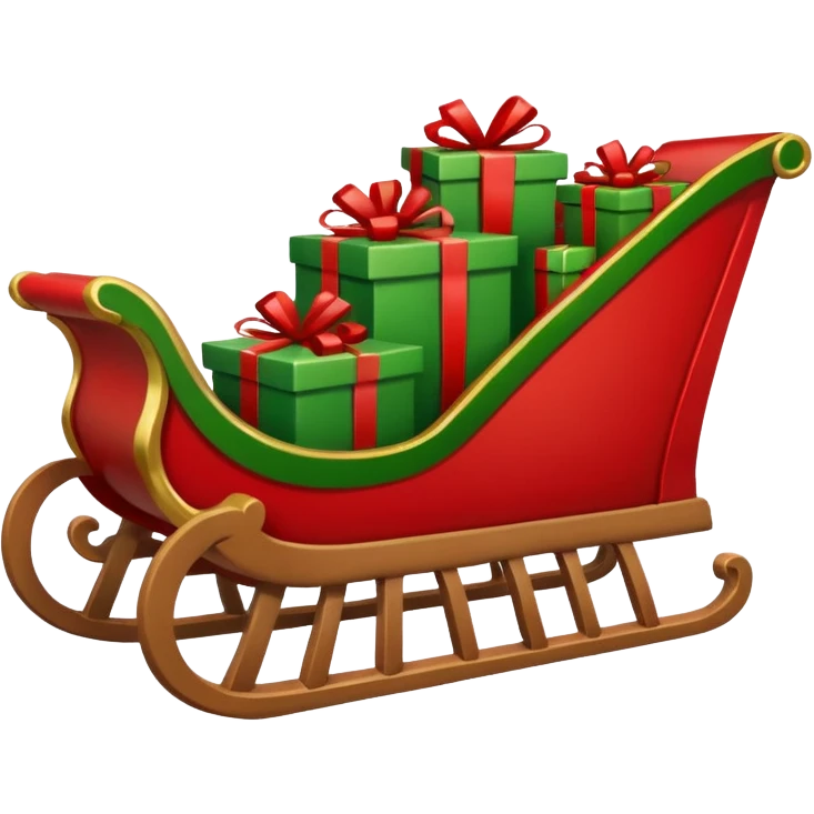Christmas sleigh emoji