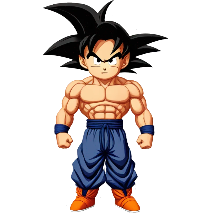 Son goku dragon ball z emoji