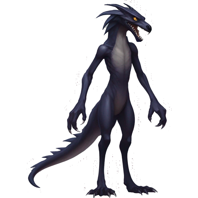 Edgy Eldritch Vernid-Sergal full body emoji