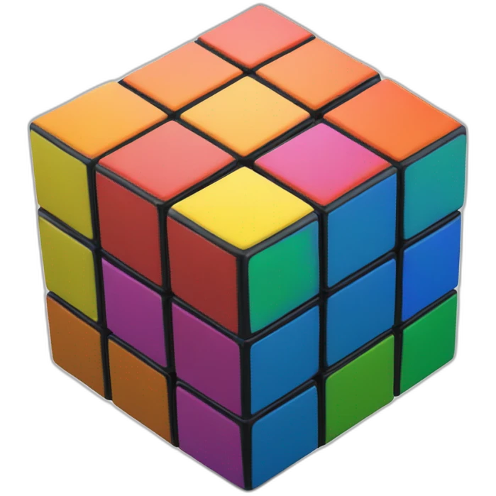 big rubik cube emoji