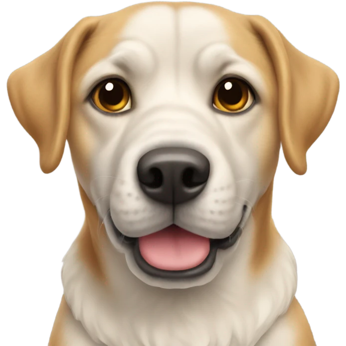 Un chien avec un pull  emoji