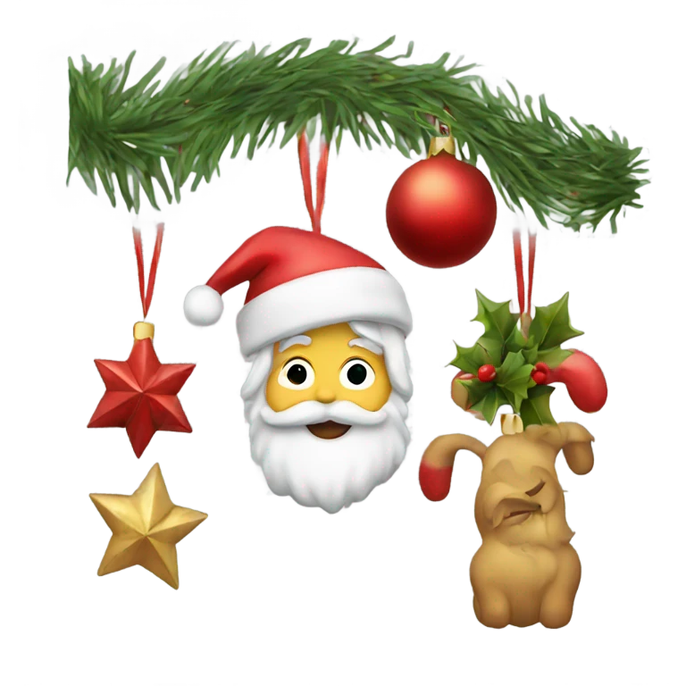  Christmas decorations  emoji