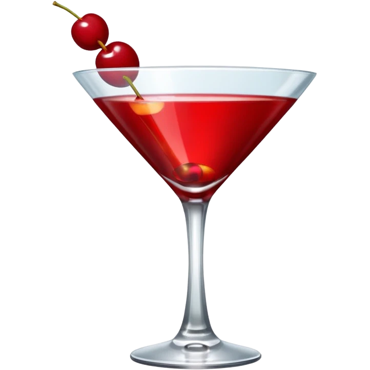 red martini  emoji