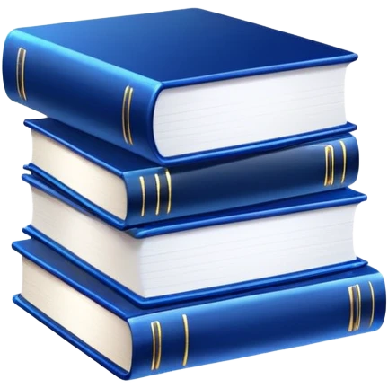 2 neon dark blue books emoji