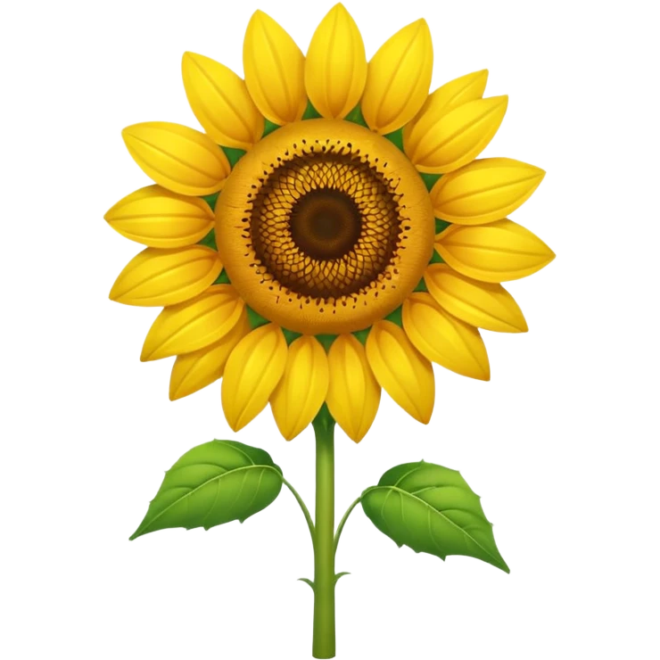 Sunflower yellow  emoji