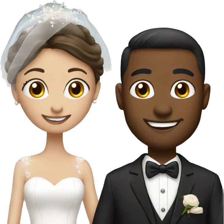 bride and groom emoji
