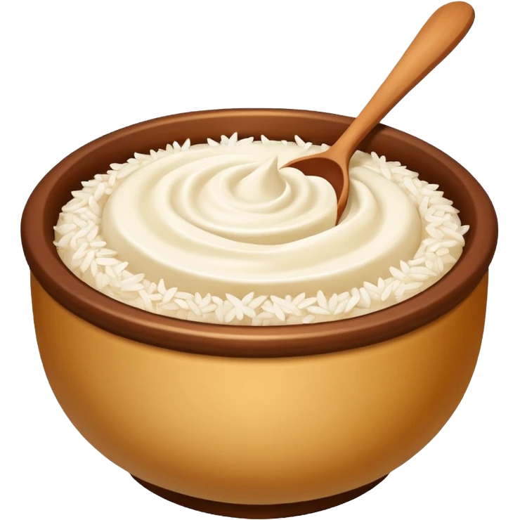 pot of rice cream nestum emoji