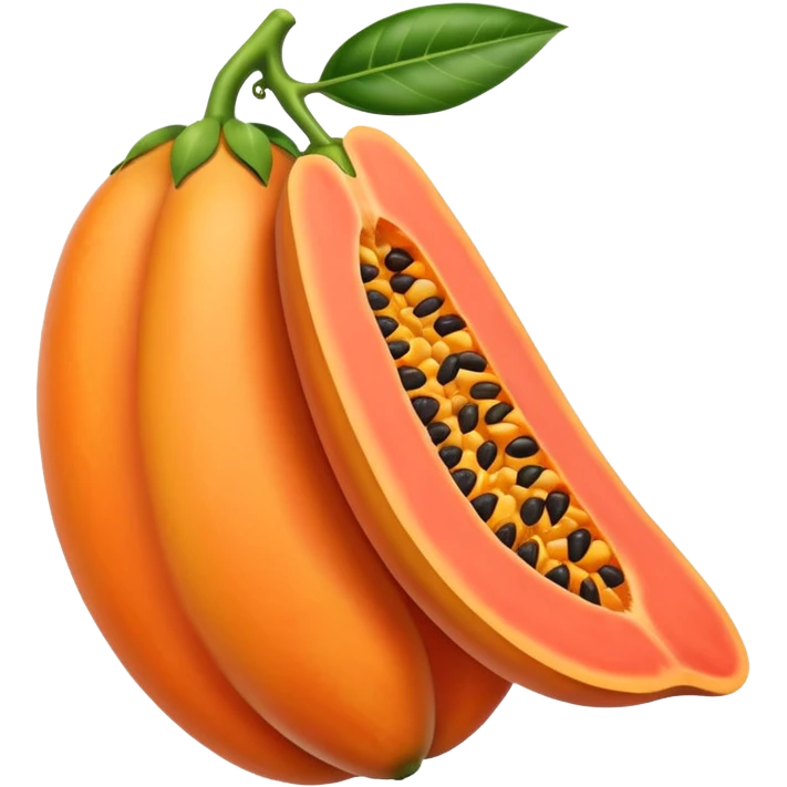 Papaya emoji