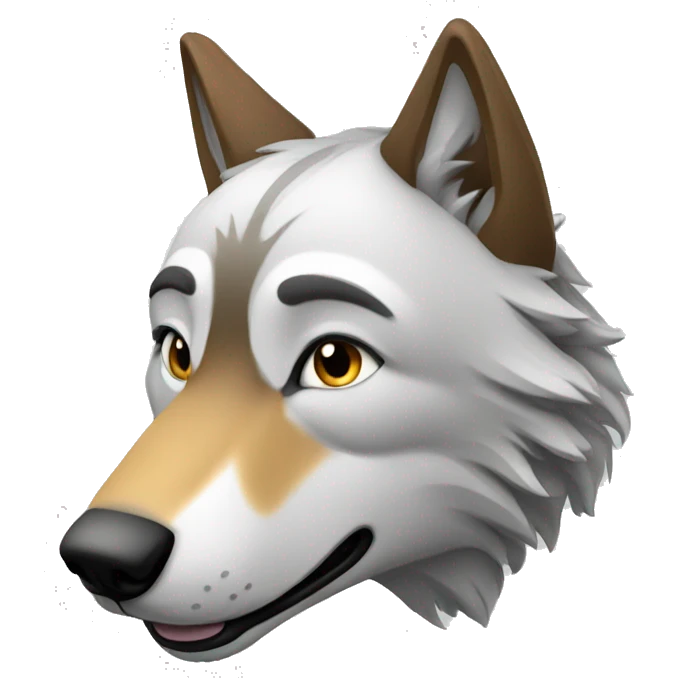Un loup qui saigne emoji