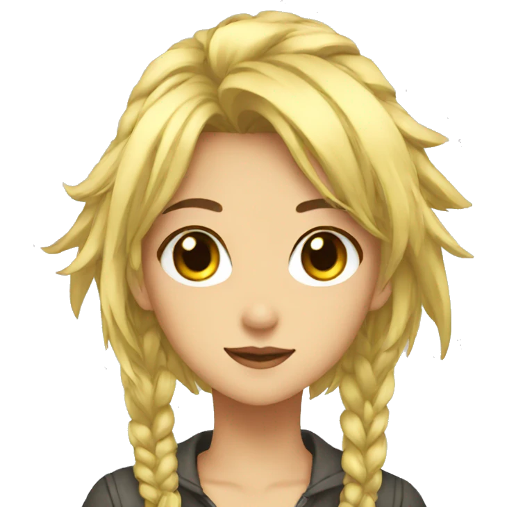 Anime mujer emoji