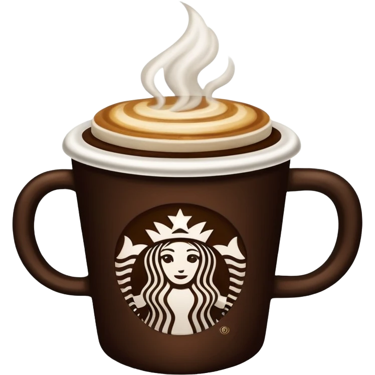 Starbucks coffee emoji