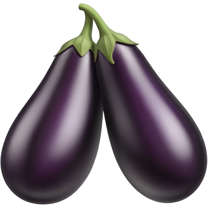 black eggplant emoji
