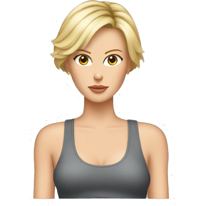 charlize theron wearing tank top emoji