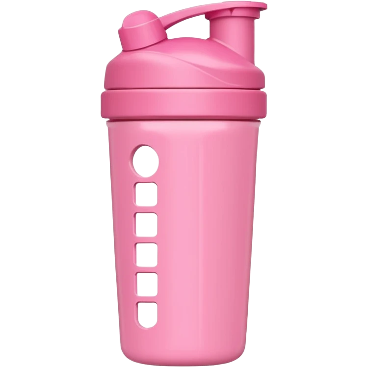 pink protein shaker bottle emoji