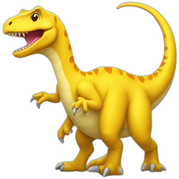 yellow dinosaur emoji
