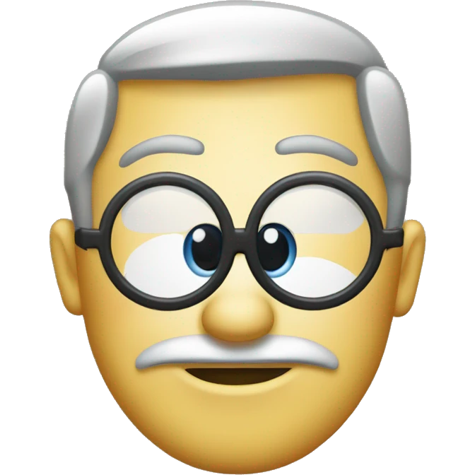 Emoji memakai monocle emoji
