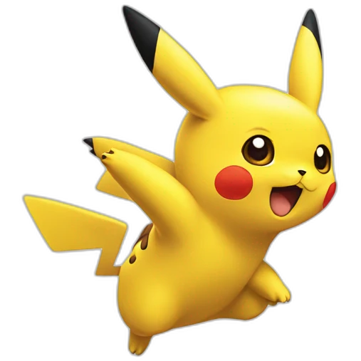 Flying pikachu emoji