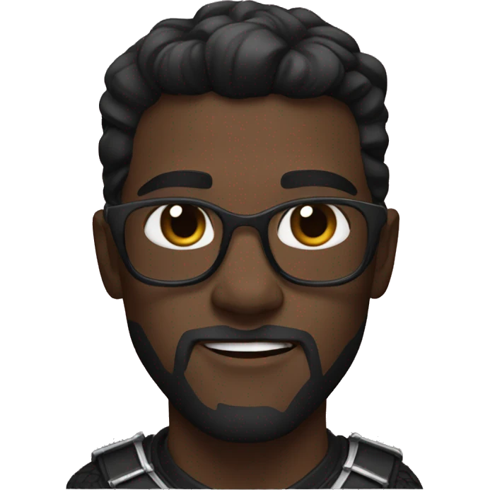 mix between camera and a black panther emoji