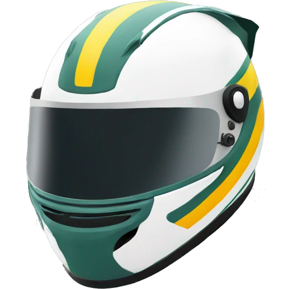 racing helmet senna emoji