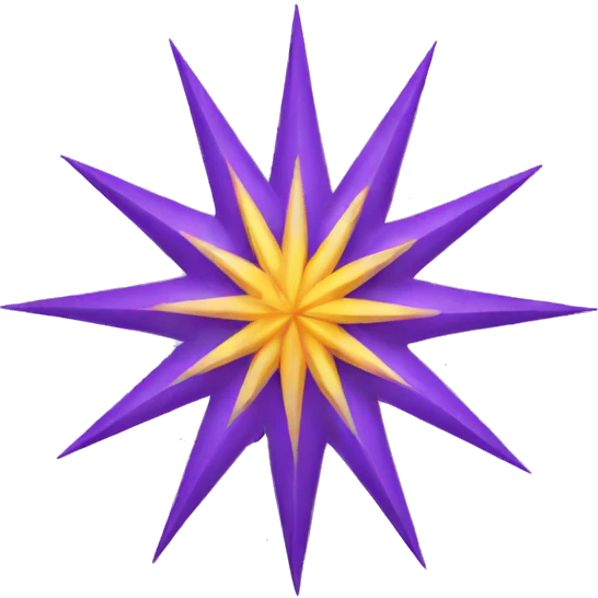 Nine pointed star emoji