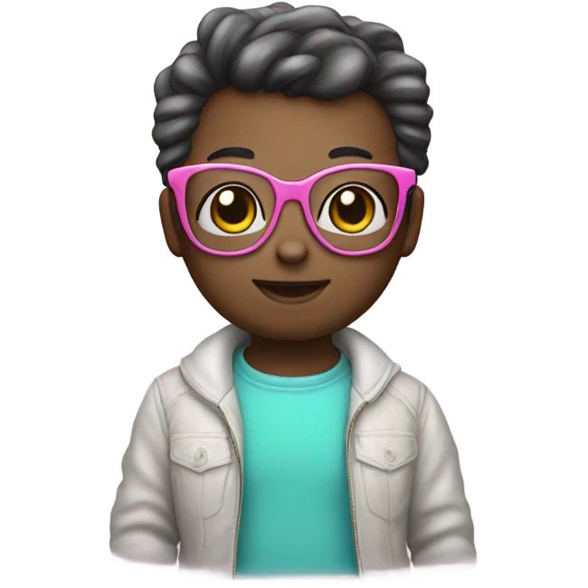 Hello kitty with glasses emoji