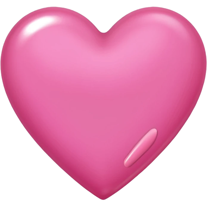 a pink heart with nail paint emoji