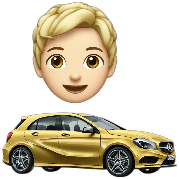 Cute Mercedes A klasse emoji