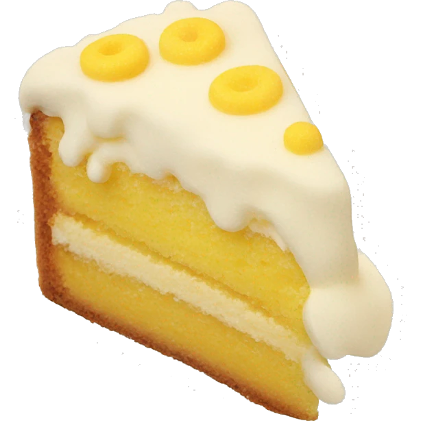 A cornflour cake. emoji