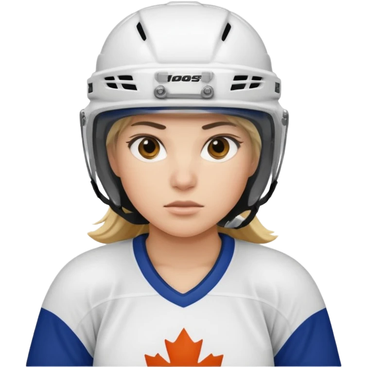 female hockey player emoji