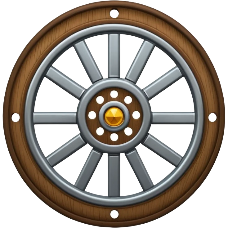 una ruota della fortuna emoji