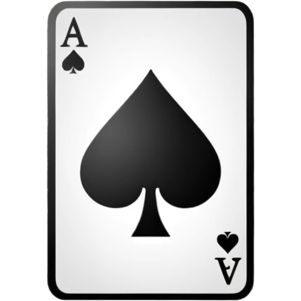 Ace of Spades for stage magic emoji