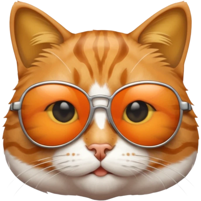 Cat wearing sunglasses emoji