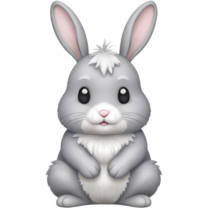 grey bunny  emoji