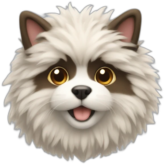 fluffy emoji