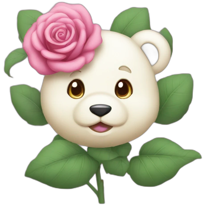 Bisounours rose emoji