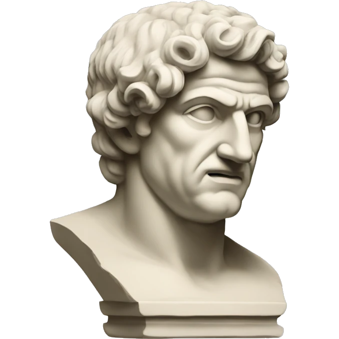 Ancient greek bust emoji