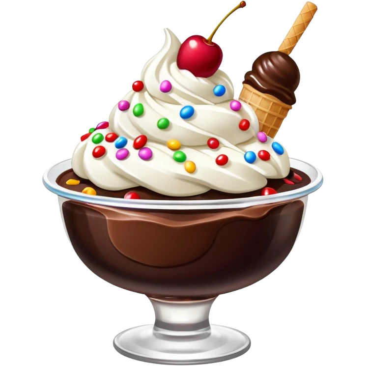 Ice cream sundae  emoji