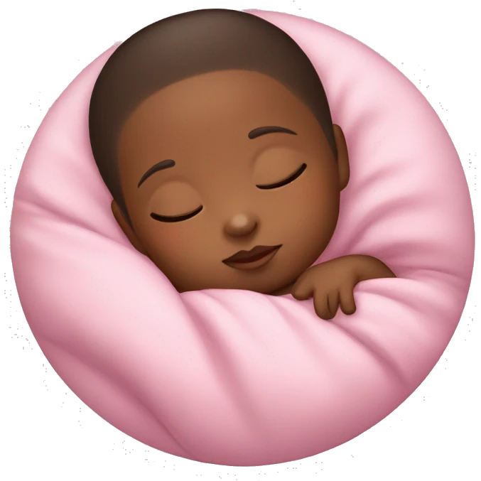 Baby girl Sleeping emoji