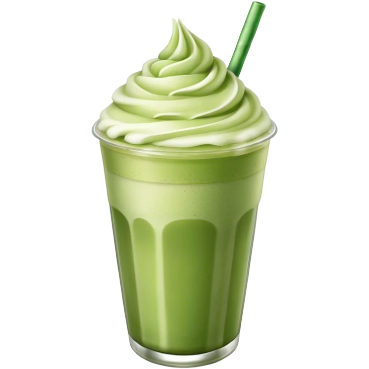Matcha frappe  emoji