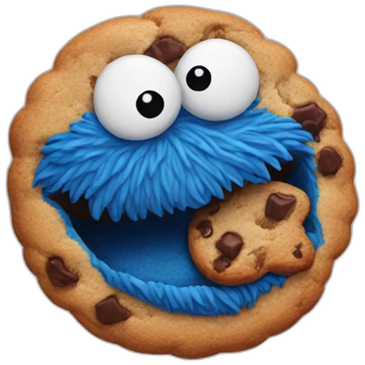 Cookie monster emoji